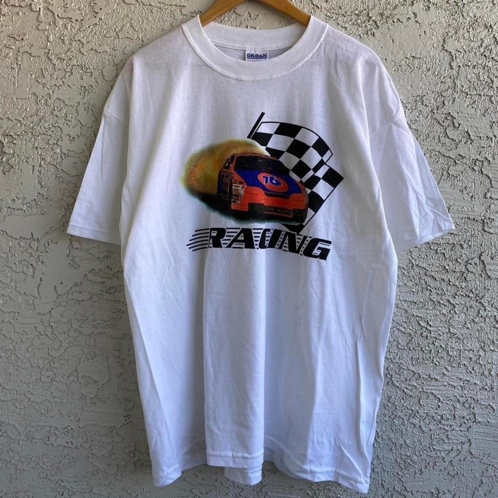 Vintage NASCAR 76 Racing Gildan T-Shirt Size XL